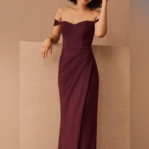 BHLDN Rossi Crepe Maxi Dress